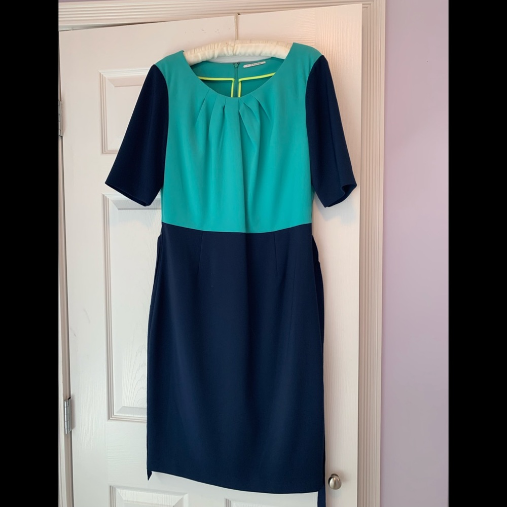 Tahari two tone dress size 12